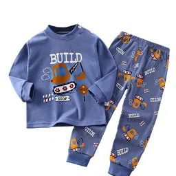 StyleCast x Revolte Boys Printed Round Neck Pure Cotton Clothing Set-picture-16