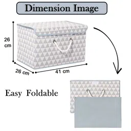 Kuber Industries Grey Set of 6 Reusable Drawer Organiser Organisers image 5