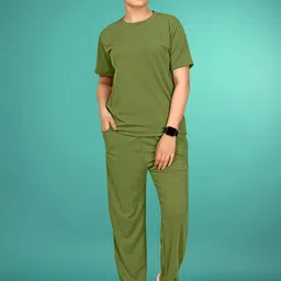 SAKARMAA Round Neck T-Shirt & Trousers Co-Ord Set-picture-25