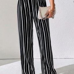 Selvia Women Printed High-Rise Easy Wash Trousers-image-28