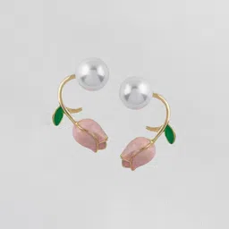 PolluxCraft Floral Studs Earrings-18