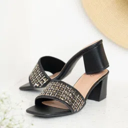 Inc 5 Women Party Block Mules-43