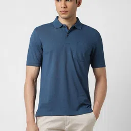 Van Heusen Men Polo Collar Pockets T-shirt-image-99