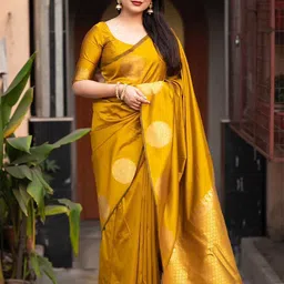 KALINI Woven Design Zari Banarasi Saree-image-119