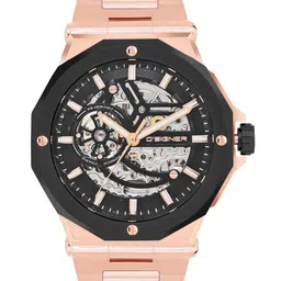 D'SIGNER Men Round Skeleton Dial Analogue Automatic Motion Powered Watch 825RGBTM.3G-picture-18