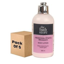 The Bath Store Japanese Cherry Blossom Set Of 5 Body Lotion- 200 ml Each-13