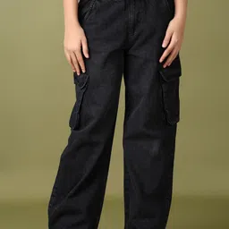 V-Mart Girls Mid-Rise Light Fade Jeans-image-36
