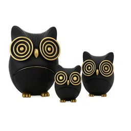 The Spiritual Living Unisex Set of 3 Gold Showpieces-picture-22