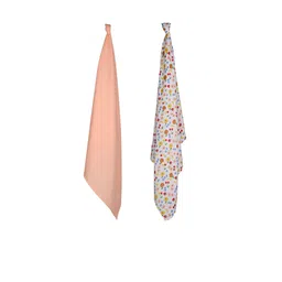 My Milestones Set Of 2 3 In 1 Muslin Swaddle Wrapper image 4