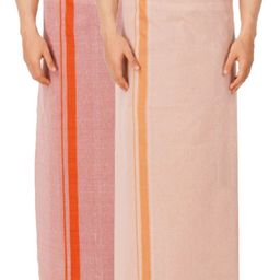 Ethazh Men Pack of 2Dhotis-image-91