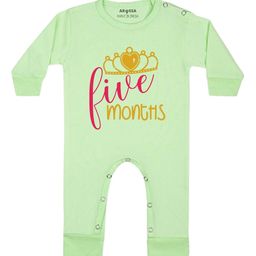 Arvesa Infants Printed Round Neck Bodysuits-image-91