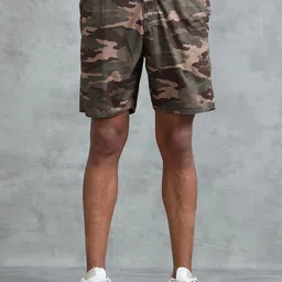 beevee Men Camouflage Printed Cotton Shorts-image-17