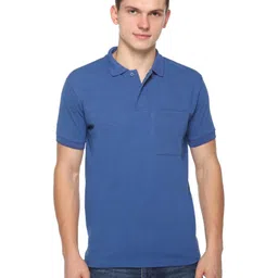 Colors and Blends Men Solid Polo Collar Cotton T-shirt-image-109