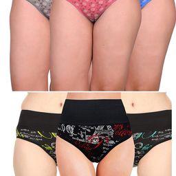 FiveFlag Mid-Rise Cotton Blend Briefs-image-59