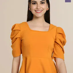 Mast & Harbour Puff Sleeve Top-26
