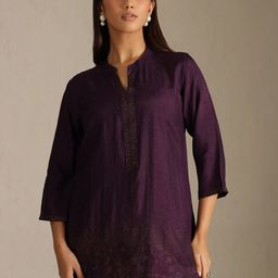 Soch Women Mandarin Collar Tunic-image-68