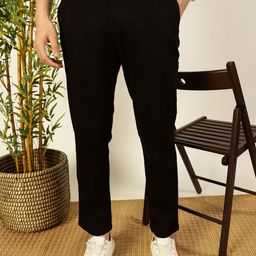 Thomas Scott Men Classic Straight Fit Easy Wash Chinos Trousers-image-84