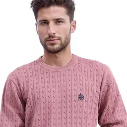 RARE RABBIT Men Cable Knit Pullover-picture-38