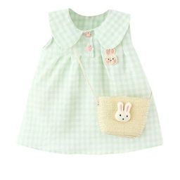 StyleCast x Revolte Girls Checked Peter Pan Collar A-Line Midi Dress-image-68