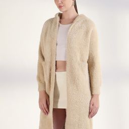 SHOWOFF Hooded Open Front Longline Shrug image 2