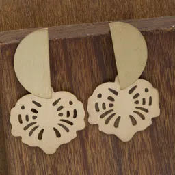 DressBerry Gold-Plated Contemporary Drop Earrings-image-24