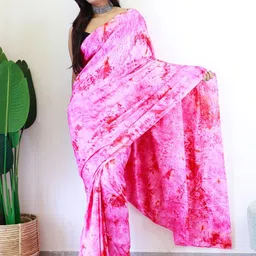 Anouk Rustic Tie and Dye Poly Chiffon Saree-picture-24