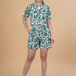 BAESD Printed Short Sleeves Pure Cotton Shirt & Shorts-picture-46