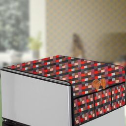 The Furnishing Tree Red Plastic Refrigerator Cover-image-60