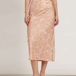 FableStreet Women Abstract Printed Straight Midi Skirt-picture-40