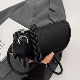HAUTE SAUCE by Campus Sutra Leather Structured Sling Bag-20