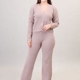 Camey V-Neck Sweater With Palazzos Co-Ords-picture-12