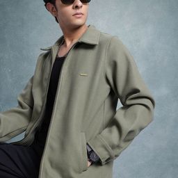 The Roadster Lifestyle Co. Men Fleece Lightweight Tailored Jacket-24