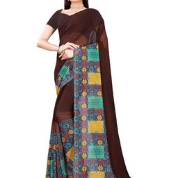 Moda Rapido Women Printed Pure Georgette Saree-image-87