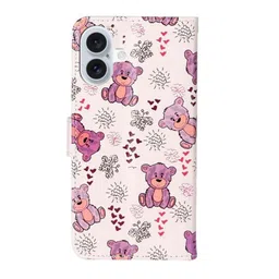 PEEPERLY Conversational Printed iPhone 16 Plus Flip Case Mobile Accessories image 3