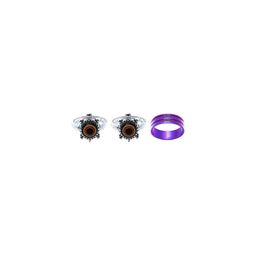 Dynamic Retail Global Set of 3 Rings for Men & Women, Red-Multicolor Alloy Ring ()-6