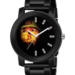 SWADESI STUFF Men Dial & Bracelet Style Straps Analogue Watch METAL BLACK 22B-image-83