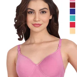 Liigne Pack Of 6 Full Coverage Lightly Padded Everyday Bra-image-12