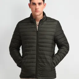 Arrow Sport Men Solid Puffer Jacket-picture-53