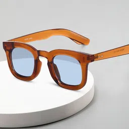 Peter Jones Eyewear Unisex Square Sunglasses with UV Protected Lens 3819OG-0