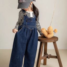 LULU & SKY Girls Checked Capri Jumpsuit-image-27