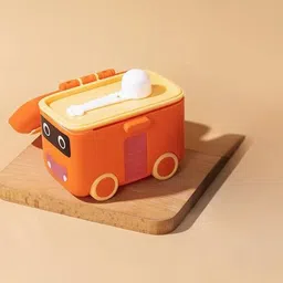 The Little Lookers Kids Orange-Colored Powder Dispenser Storage Container-5