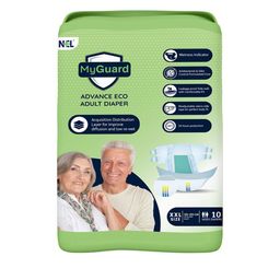 Myguard Unisex Advance Eco Adult Diapers - XXL - 10 Pcs-39