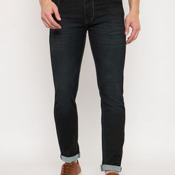 Duke Men Slim Fit Mid-Rise Light Fade Jeans-picture-1