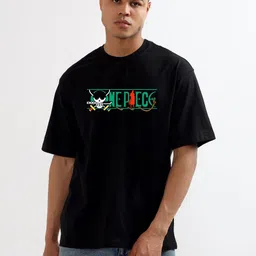 CODE OF HONOUR Men One piece Graphic Printed Round Neck Cotton T-shirt-image-48