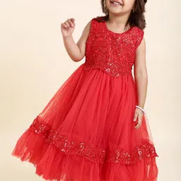 Mark and Mia Ethnic Motifs Printed Fit and Flare Dress-image-43