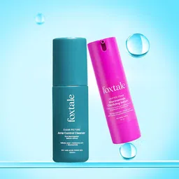 FoxTale Acne Control Cleanser - 100 ml & Niacinamide Clarifying Serum - 30 ml-12
