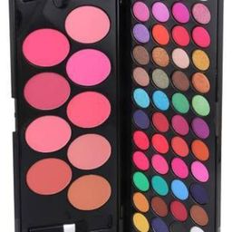 SUNISA 48 Colors Matte Eyeshadow Palette With Beauty Blusher- Multicolor-43