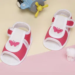 NESKA MODA Pink Cotton Booties-image-49