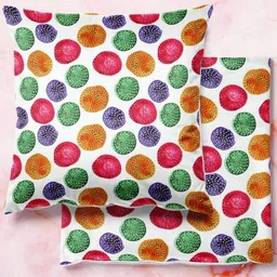 ArtzFolio Multicoloured Set of 2 Square Cushion Covers-18