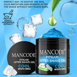 MANCODE Fitkari After Shave Gel With Cool Antiseptic Formula 100g image 3
